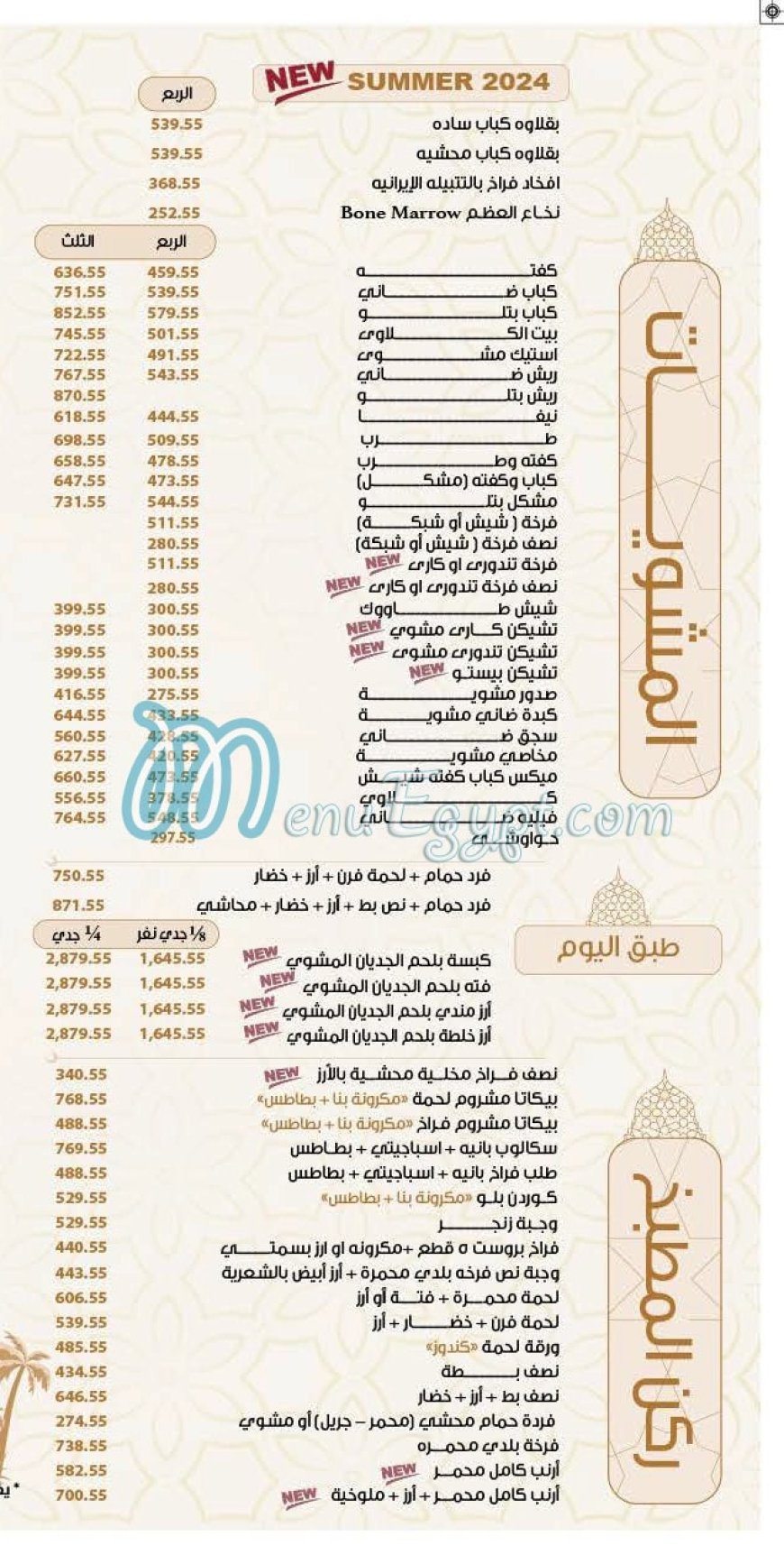 تقييم ومميزات وعيوب مطعم قصر الكبابجي القاهرة | تقييمات المطاعم